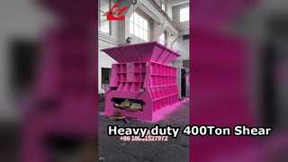 Gunting Scrap Kontainer 400 Ton yang Disesuaikan untuk Tempat Daur Ulang Swiss