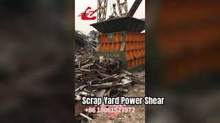 Gunting Scrap Kontainer Horizontal untuk Tempat Penyimpanan Scrap yang beroperasi 8–12+ jam per hari