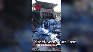 Melihat Lebih Dekat: Mesin Pemotong Scrap Panjang 180mm 1 Set Mesin Penghancur Scrap Baja