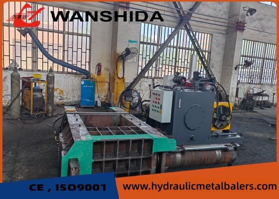 Y83-160 Hydraulic Metal Baler 1600kN With 400×400 Mm Bale Size For Scrap Metal Recycling