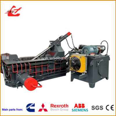 Scrap Metal Baler with 250×250 / 300×300mm Bale Section, 125-Ton Force and 18.5kW Power