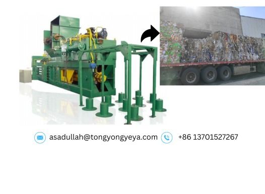Y82 Industrial Baler Machine For Automatic Baling Of All Types Of Paper Low Noise And Baler Size 700*1100 Mm