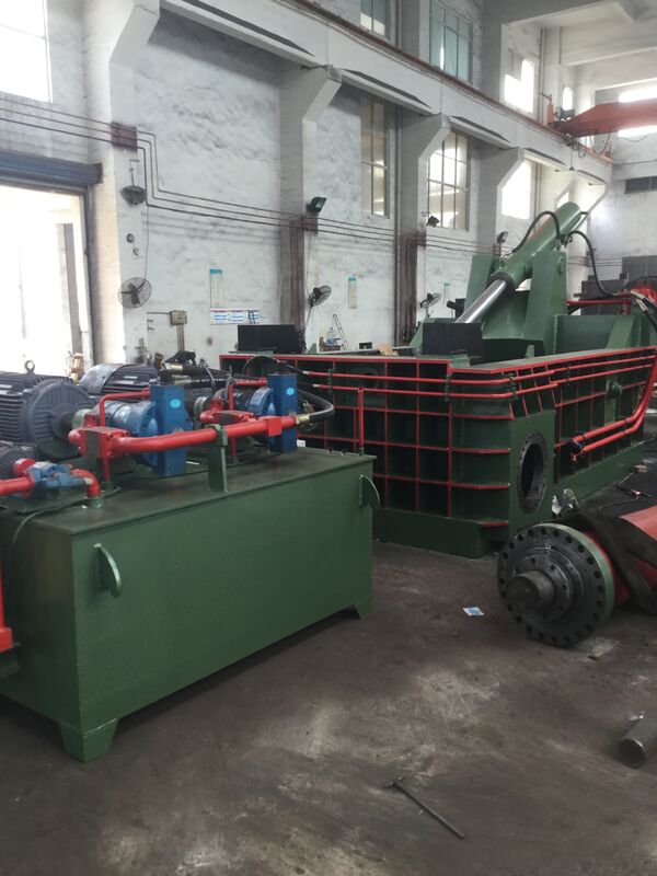 High Safety Automatic Metal Recycling Baler For Scrap Management With PLC Control