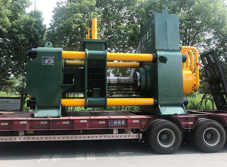 Professional Hydraulic Briquette Machine / Metal Chip Briquetter Smooth Running