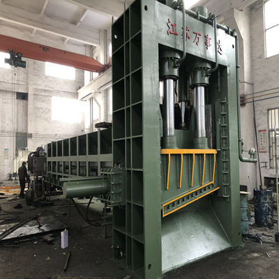 Mesin Geser Gantry Hidraulik 1000Ton Dengan Lebar Pemotongan 2000mm Untuk Pemotongan dan Daur Ulang Logam Bekas Berat