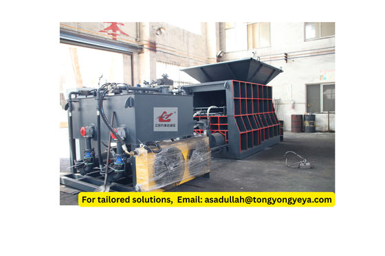 Heavy Duty Scrap Metal Shear 100 Ton Kekuatan Pemotongan Q43W, 100-120 T/Hari Produksi