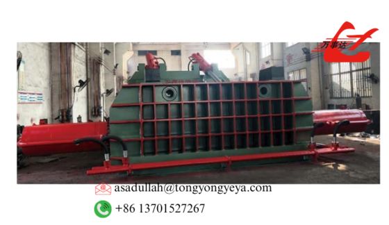 Mengolah Casting Aluminium Besar Baja Berat dan Lebih Banyak dengan Wanshida Y83Q-10000 Hydraulic Metal Baler
