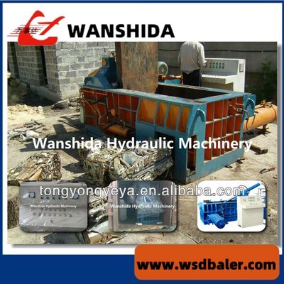 Y83/T-125 Baler Metal Hidraulik Dengan Kekuatan 125 Ton, 1200×700×600mm Chamber & Push-Out Discharge