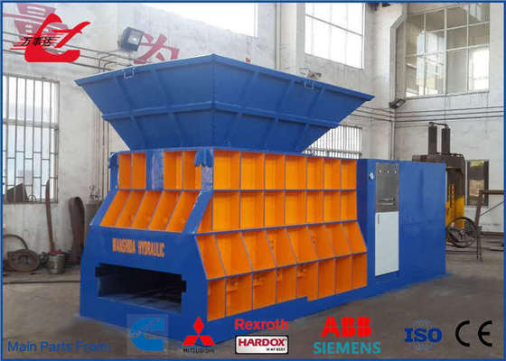Geser Logam Scrap Hidraulik 4000kN Gaya Pemotong Kontainer Tipe Geser Scrap Horisontal