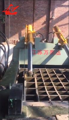 Pengepres Hidraulik Scrap Logam 60kW Tugas Berat Gaya 2500 KN Untuk Daur Ulang Tulangan Besi dan Baja