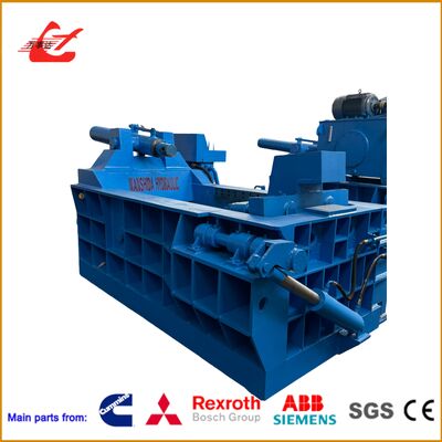 125 Ton Metal Baler Hidraulik untuk Daur Ulang Scrap dengan 1200 × 700 × 600mm Chamber