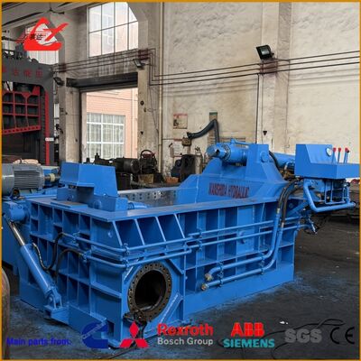 Kompresi yang efisien Baler logam hidrolik Untuk Daur Ulang Scrap Tugas Berat Dengan Kontrol PLC