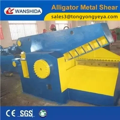 Heavy-Duty Hydraulic Alligator Shear 285mm Pembukaan Bilah Maksimum Untuk Daur Ulang Baja Dan Metal Scrap